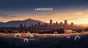 Aerial view of Lakewood neighborhoods &mdash; guide to buying and selling