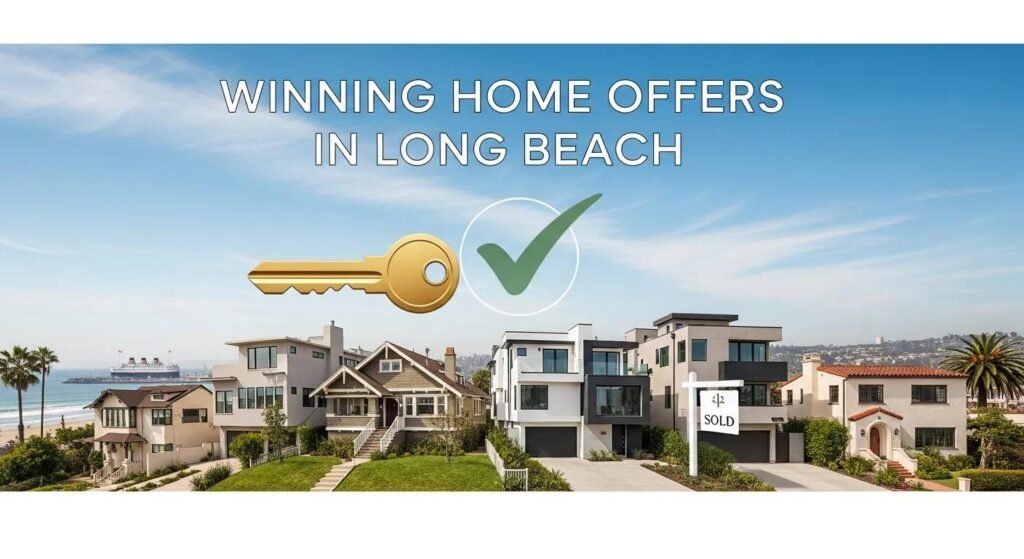 Long Beach home exterior — strategies to win an offer
