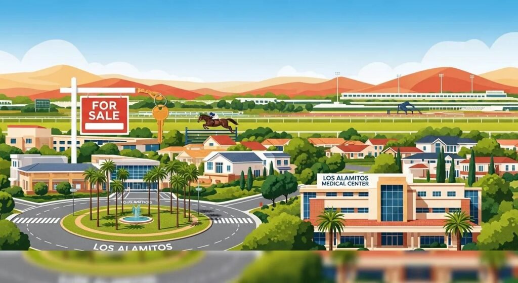 Los Alamitos real estate and neighborhood view